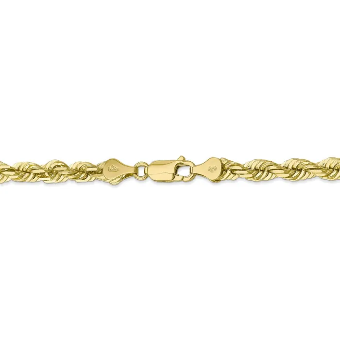 10k 55mm Diamondcut Rope ChainWBC10K04024 WB Choice Jewelry Necklaces