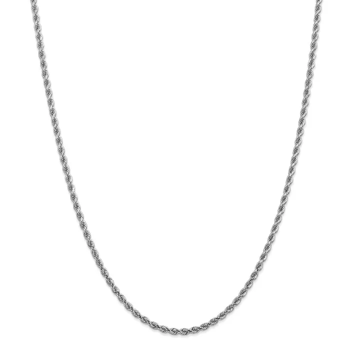 10k White Gold 275mm Diamondcut Rope ChainWBC10K021W16 WB Choice Jewelry Rings 10k White Gold 275mm Diamondcut Rope ChainWBC10K021W16 WB Choice Jewelry Rings