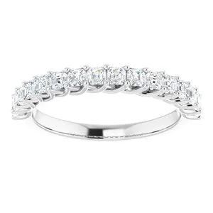 14K White 34 CTW Diamond Anniversary Band1239296009PSTWBC WB Choice Jewelry Rings