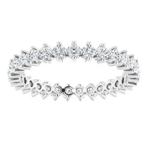 14K White 78 CTW Diamond Eternity Band 123487600024PSTWBC WB Choice Jewelry Rings