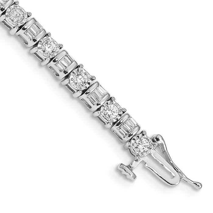 14k White Gold Diamond BraceletWBCBM4668200WA WB Choice Jewelry Bracelets 14k White Gold Diamond BraceletWBCBM4668200WA WB Choice Jewelry Bracelets
