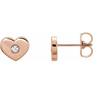 14K Yellow Peridot Heart Earrings 86336650PSTWBC WB Choice Jewelry Earrings