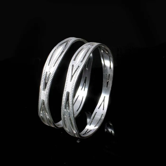 Bracelets Indian Style Solid Real Silver Women Bangles Bracelet Kangan Karizma Jewels