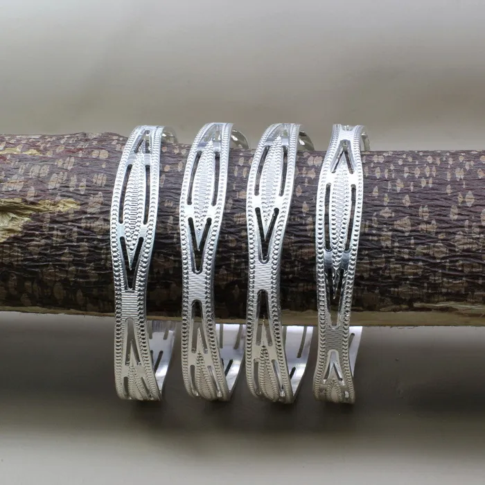 Bracelets Indian Style Solid Real Silver Women Bangles Bracelet Kangan Karizma Jewels