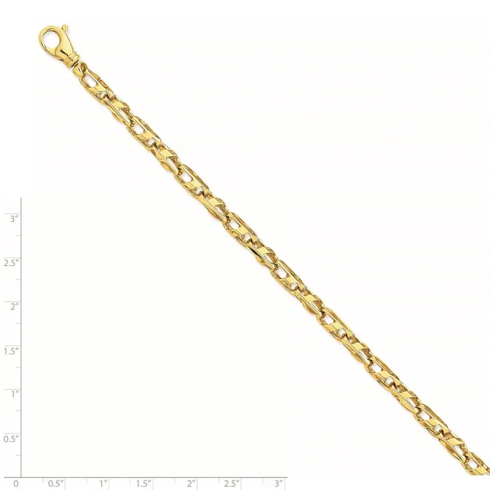Bracelets WB Choice Jewelry 14k 55mm Fancy Link BraceletWBCLK3169