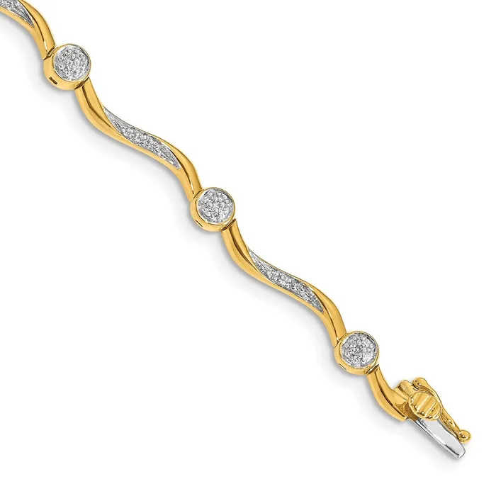Bracelets WB Choice Jewelry 14k Diamond BraceletWBCBM4602025YA