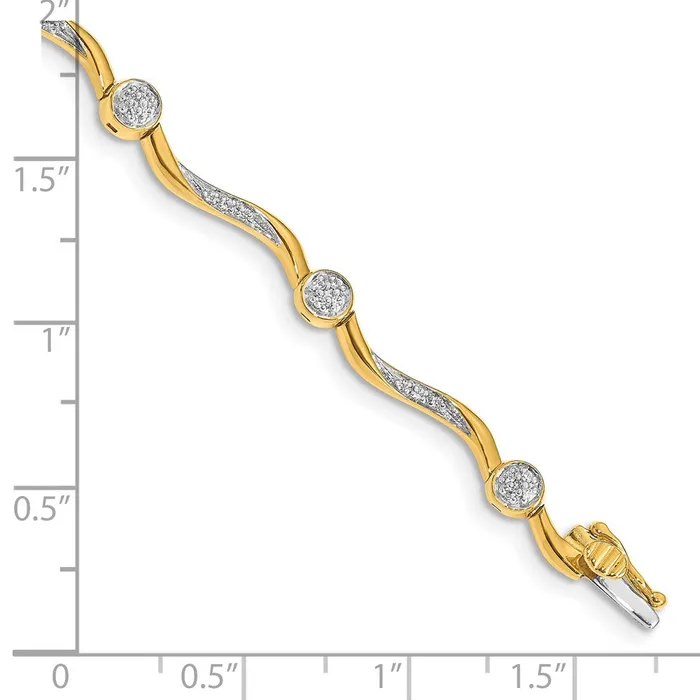 Bracelets WB Choice Jewelry 14k Diamond BraceletWBCBM4602025YA