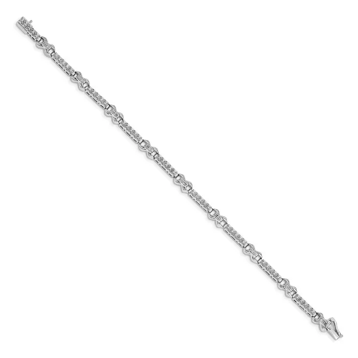 Bracelets WB Choice Jewelry 14k White Gold Diamond Fancy BraceletWBCBM4617033WA