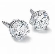 Earrings FULLERS JEWELRY MFG 14KW 150 Cttw Lab Grown Diamond Stud Earrings