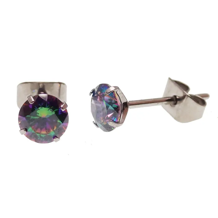 Earrings Titanium Earrings VM Crystal Halobes