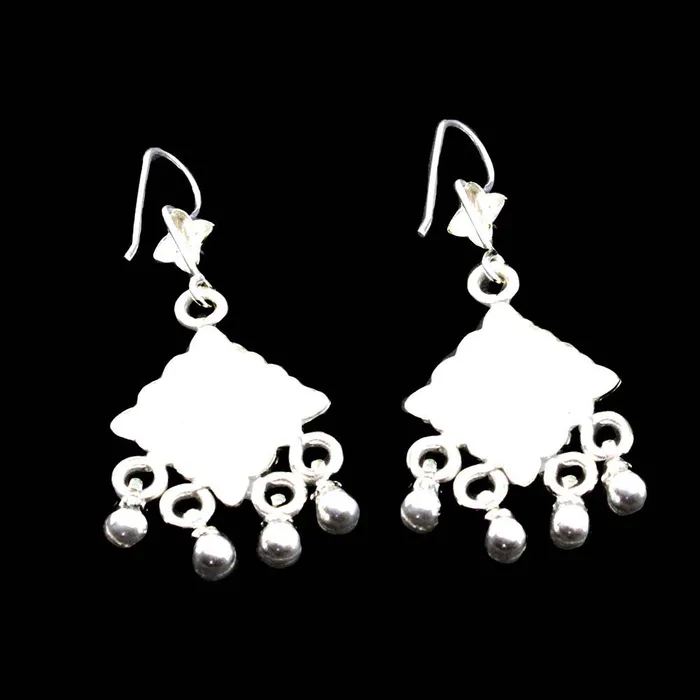 Karizma Jewels Earrings India design long 925 silver Boho Dangle earrings