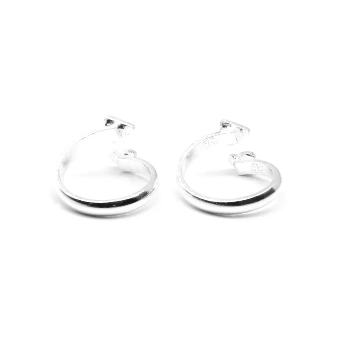Karizma Jewels Necklaces Indian Style Handmade Toe Rings Pair Feet Solid Silver for women