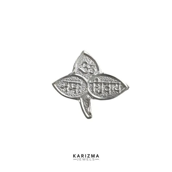 Karizma Jewels Necklaces Real Silver Shiva Belpatra Leaf Yantra for Lal kitab remedy Karizma Jewels Necklaces Real Silver Shiva Belpatra Leaf Yantra for Lal kitab remedy