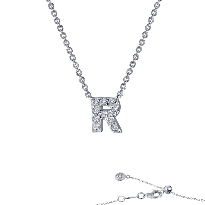 Lafonn Necklaces Letter R Pendant Necklace