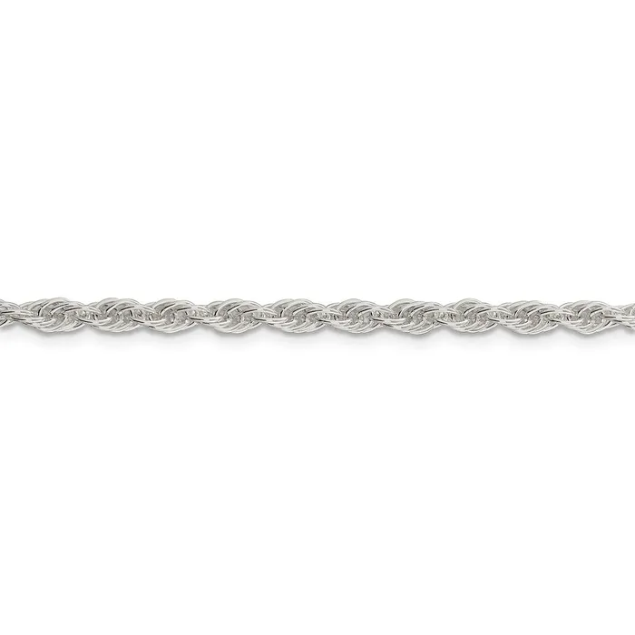 Necklaces Sterling Silver 38mm Loose Rope ChainWBCQFC20830 WB Choice Jewelry