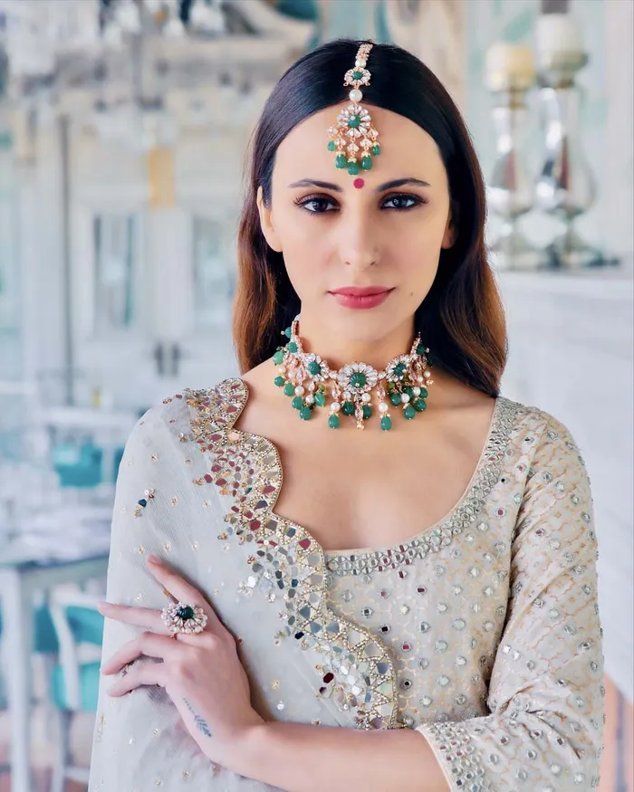 PRERTO ECOMMERCE PRIVATE LIMITED Necklaces Sicily Diamond Pearl Necklace PRERTO ECOMMERCE PRIVATE LIMITED Necklaces Sicily Diamond Pearl Necklace