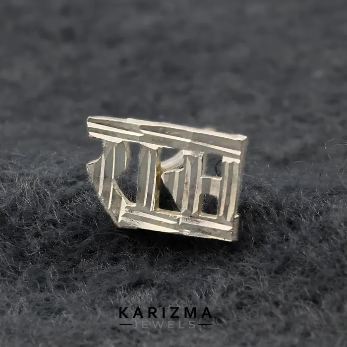 Real Sterling Silver gifting Ram Single Stud Earring For Men Karizma Jewels Earrings Real Sterling Silver gifting Ram Single Stud Earring For Men Karizma Jewels Earrings
