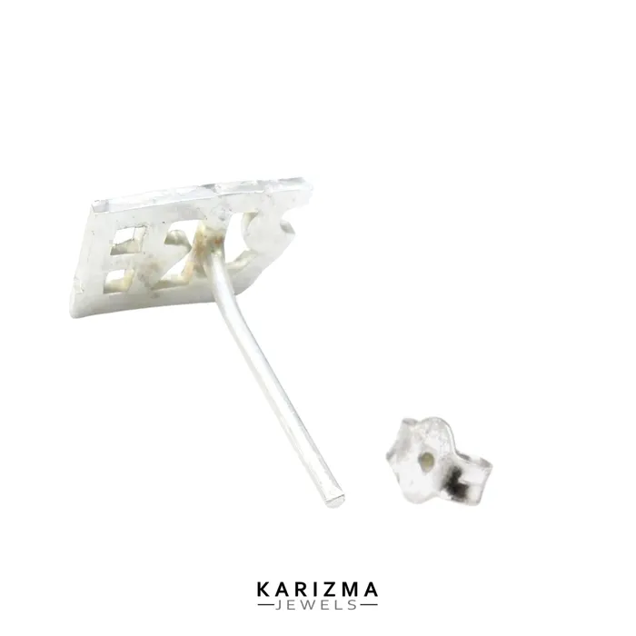 Real Sterling Silver gifting Ram Single Stud Earring For Men Karizma Jewels Earrings
