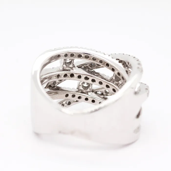 Rings FULLERS PURCHASE FROM PUBLIC 14KW 72 CTTW DIAMOND FASHION RING HI1