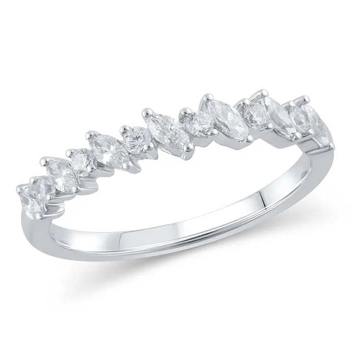 Rings JASANI USA 14KW 50 CTTW DIAMOND ANNIVERSARY RING HSI3