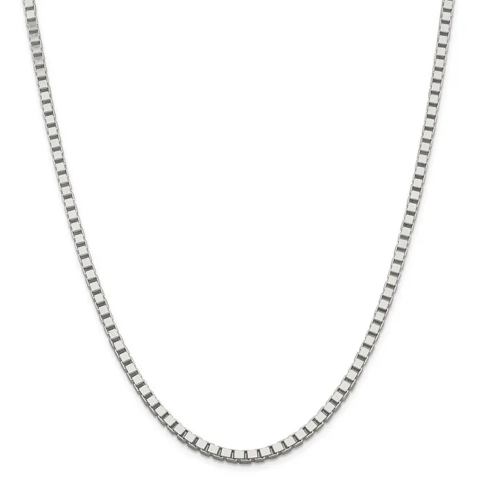 Rings Sterling Silver 375mm Box ChainWBCQBX06522 WB Choice Jewelry