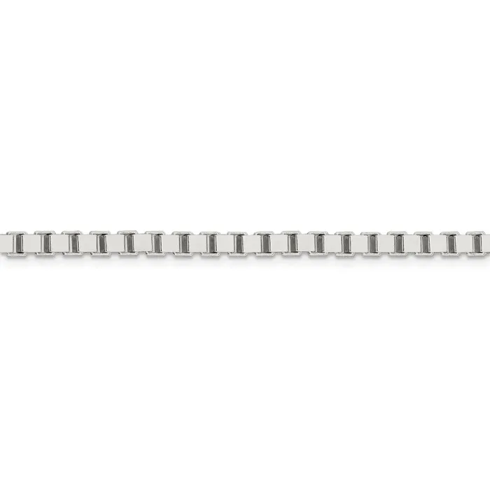 Rings Sterling Silver 375mm Box ChainWBCQBX06522 WB Choice Jewelry