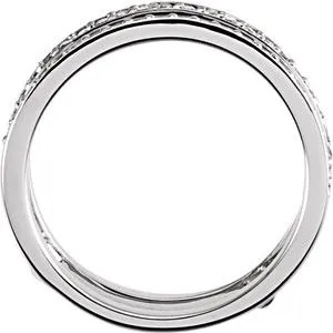 Rings WB Choice Jewelry 14K White 15 CTW Diamond Ring Guard12224560000PSTWBC