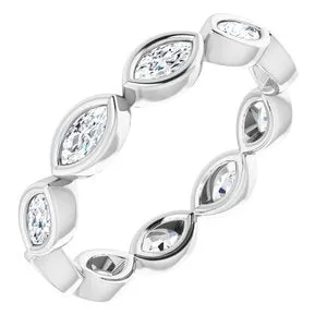 Rings WB Choice Jewelry 14K White 58 CTW Diamond Eternity Band 12362460117PSTWBC Rings WB Choice Jewelry 14K White 58 CTW Diamond Eternity Band 12362460117PSTWBC