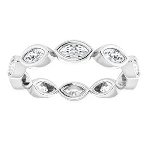 Rings WB Choice Jewelry 14K White 58 CTW Diamond Eternity Band 12362460117PSTWBC