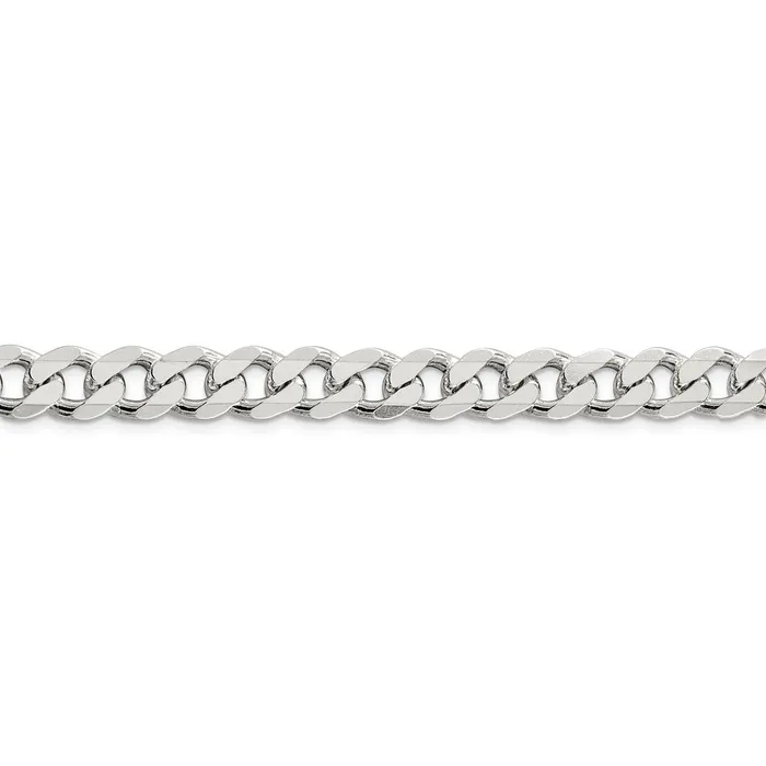 Rings WB Choice Jewelry Sterling Silver 915mm Pav Curb ChainWBCQCF2509