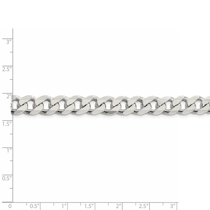 Rings WB Choice Jewelry Sterling Silver 915mm Pav Curb ChainWBCQCF2509