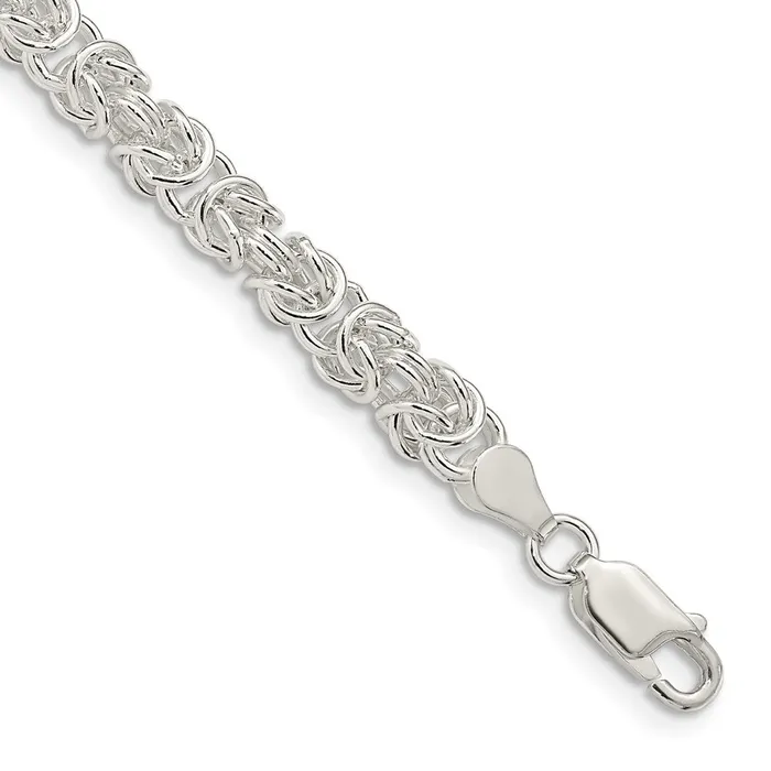 Sterling Silver 475mm Rounded Byzantine ChainWBCQFC2217 WB Choice Jewelry Rings Sterling Silver 475mm Rounded Byzantine ChainWBCQFC2217 WB Choice Jewelry Rings
