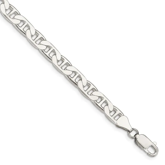 Sterling Silver 65mm Flat Anchor ChainWBCQAN1807 WB Choice Jewelry Rings