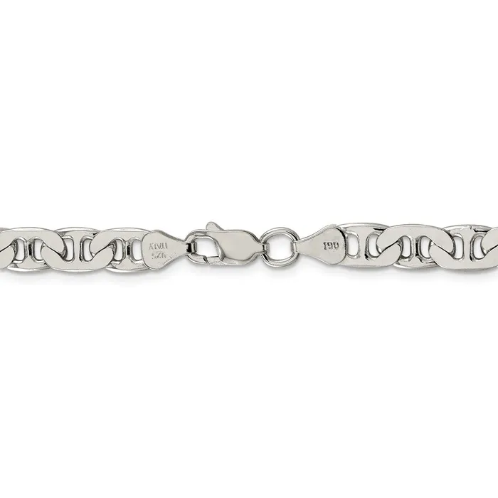 Sterling Silver 65mm Flat Anchor ChainWBCQAN1807 WB Choice Jewelry Rings