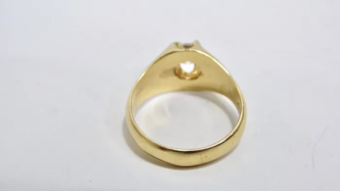 Vintage by Misty Rings Diamond Solitaire 14k Yellow Gold Ring