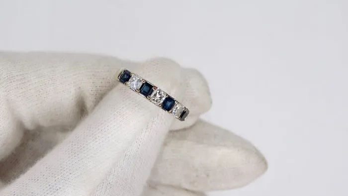 Vintage by Misty Rings Sapphire Diamond 14k Gold Ring