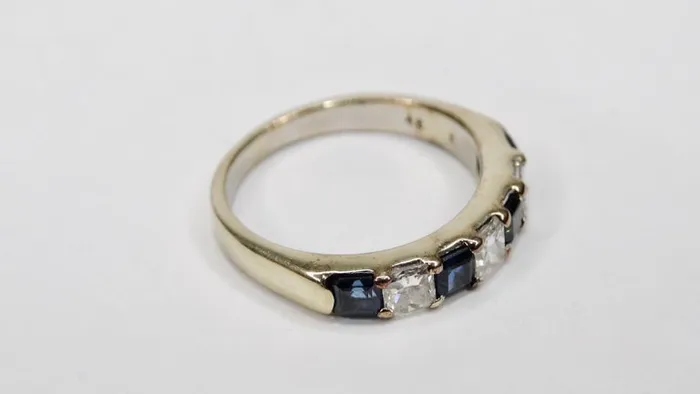 Vintage by Misty Rings Sapphire Diamond 14k Gold Ring