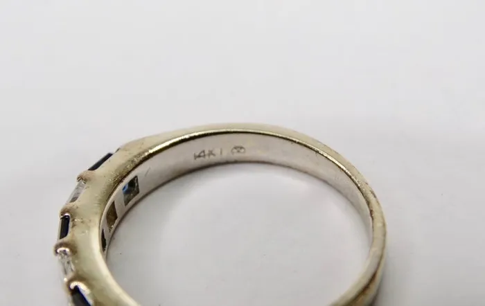 Vintage by Misty Rings Sapphire Diamond 14k Gold Ring