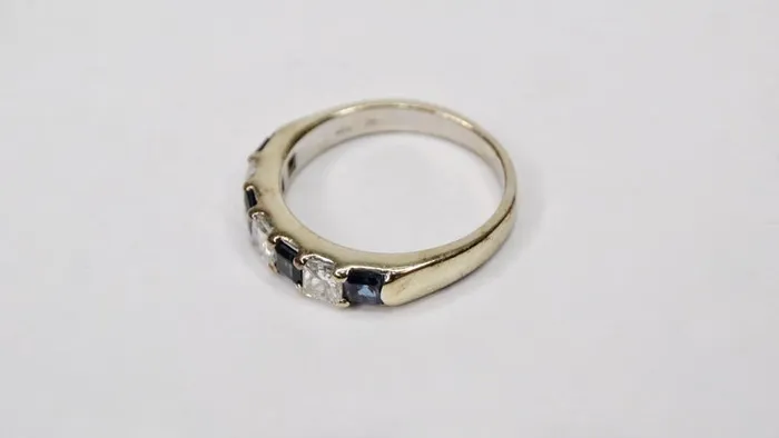 Vintage by Misty Rings Sapphire Diamond 14k Gold Ring