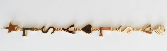 Vintage by Misty Yves Saint Laurent 1980s YSL Logo Bracelet Bracelets