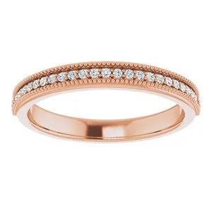 WB Choice Jewelry 14K Rose 225 mm Round 12 CTW Diamond Anniversary Band12297960023PSTWBC Rings