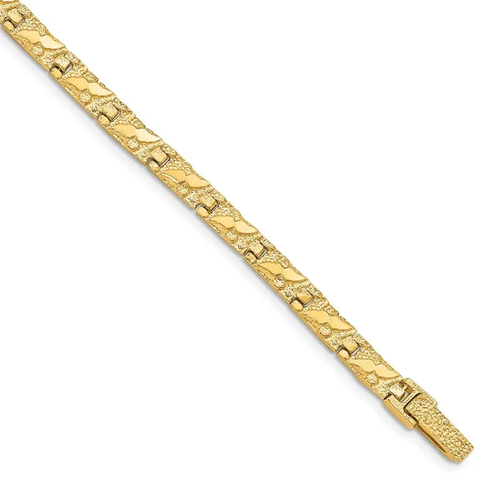 WB Choice Jewelry Bracelets 14k 50mm Nugget BraceletWBCNB68