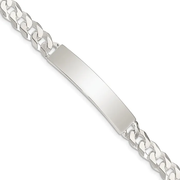 WB Choice Jewelry Bracelets Sterling Silver Curb Link ID BraceletWBCQID19985 WB Choice Jewelry Bracelets Sterling Silver Curb Link ID BraceletWBCQID19985