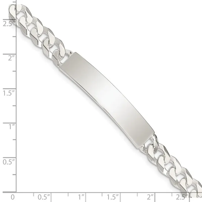 WB Choice Jewelry Bracelets Sterling Silver Curb Link ID BraceletWBCQID19985 WB Choice Jewelry Bracelets Sterling Silver Curb Link ID BraceletWBCQID19985