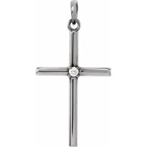WB Choice Jewelry Necklaces Platinum 265x1375 mm 02 CT Diamond Cross PendantR42326113PSTWBC WB Choice Jewelry Necklaces Platinum 265x1375 mm 02 CT Diamond Cross PendantR42326113PSTWBC