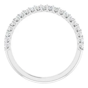 WB Choice Jewelry Rings 14K White 12 CTW Diamond Anniversary Band1239736024PSTWBC
