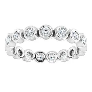 WB Choice Jewelry Rings 14K White 12 CTW Diamond Eternity Band 12362460129PSTWBC