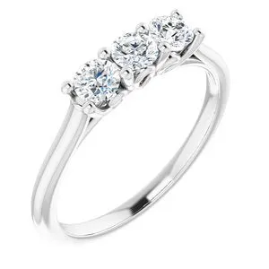 WB Choice Jewelry Rings 14K White 35 mm Round Forever One Moissanite Anniversary Band12307960005PSTWBC WB Choice Jewelry Rings 14K White 35 mm Round Forever One Moissanite Anniversary Band12307960005PSTWBC