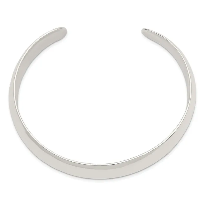 WB Choice Jewelry Rings Sterling Silver 14mm Cuff BangleWBCQB318