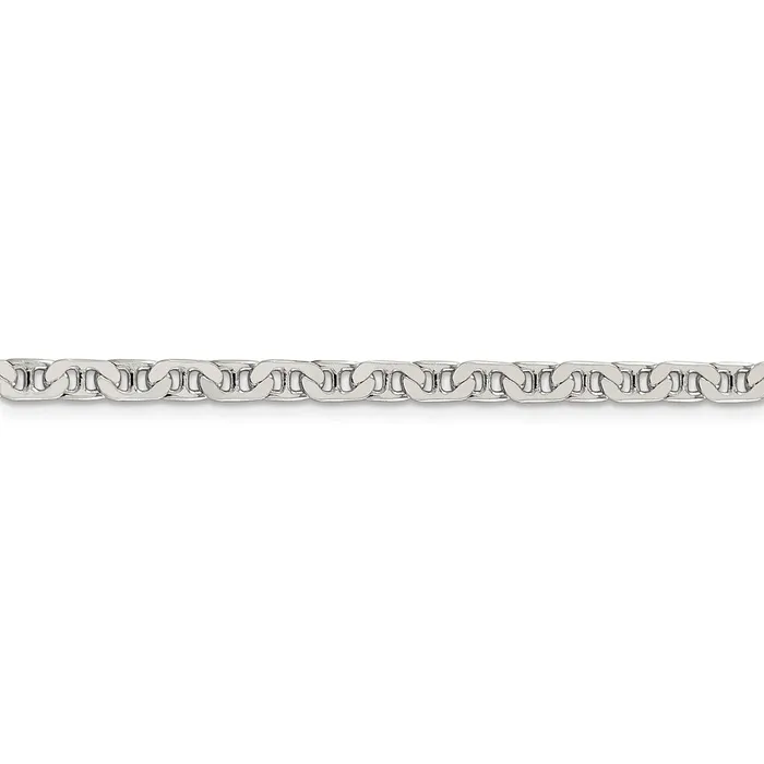 WB Choice Jewelry Rings Sterling Silver 375mm Flat Anchor ChainWBCQAN10028